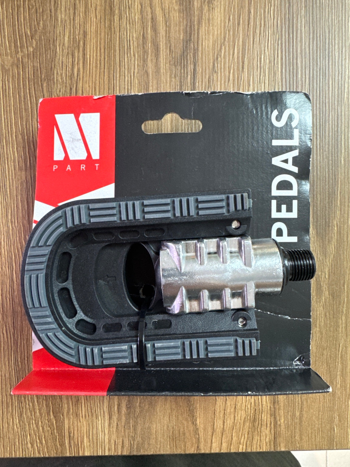 M-Part Bicycle Platform Pedals – Black/Silver