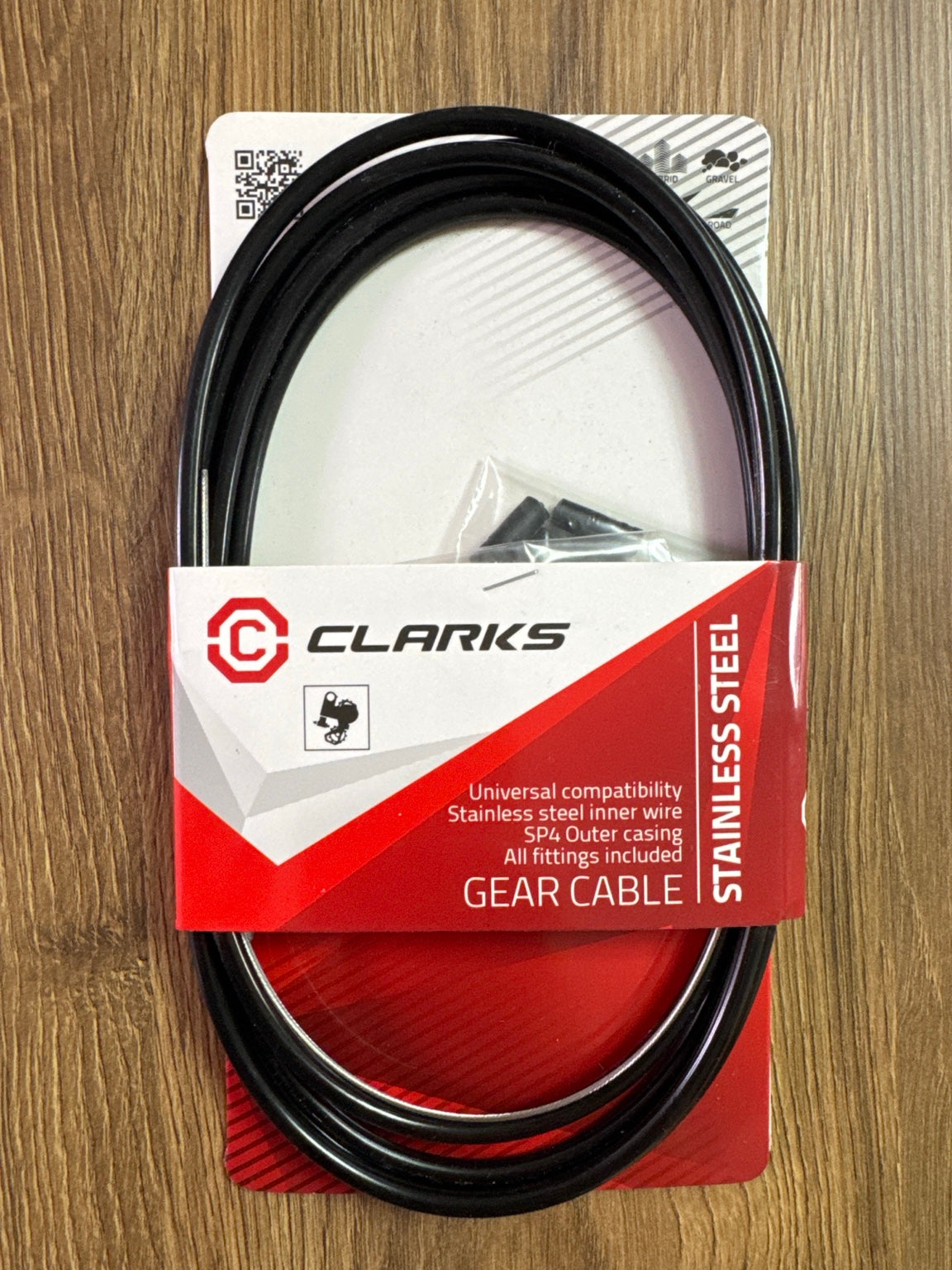 Clarks Stainless Steel Universal Gear Cable – SP4 Outer Casing