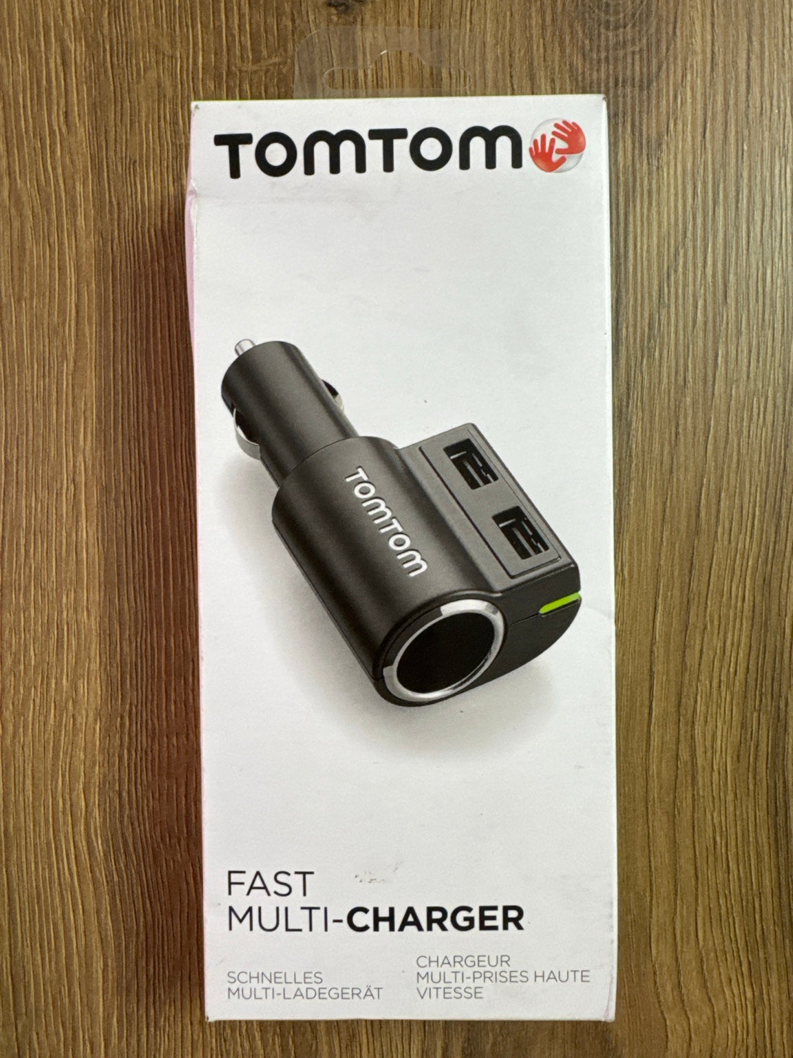 TomTom Fast Multi-Charger – Dual USB Car Charger with 12V Socket
