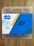 KMC Z7 7-Speed Bicycle Chain – 114 Links – 6/7 Speed