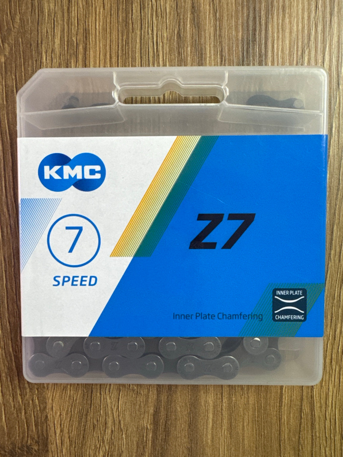 KMC Z7 7-Speed Bicycle Chain – 114 Links – 6/7 Speed