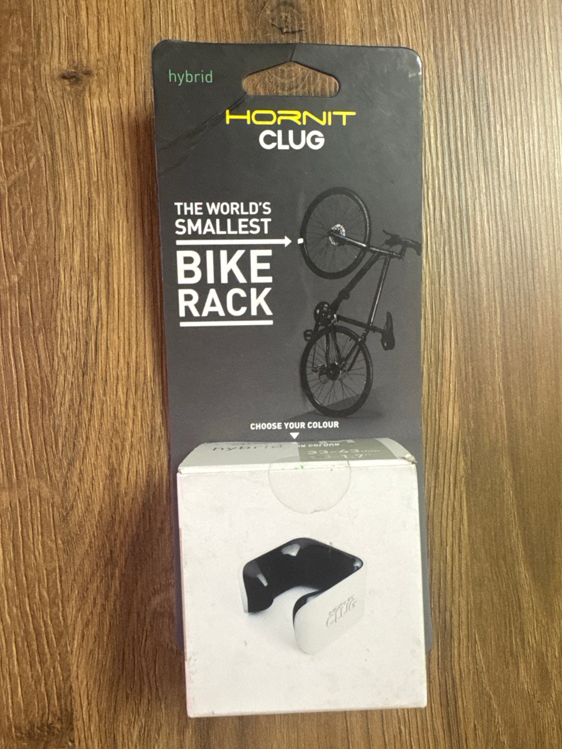 Hornit CLUG Hybrid Bike Wall Mount – 33–43mm Tyres