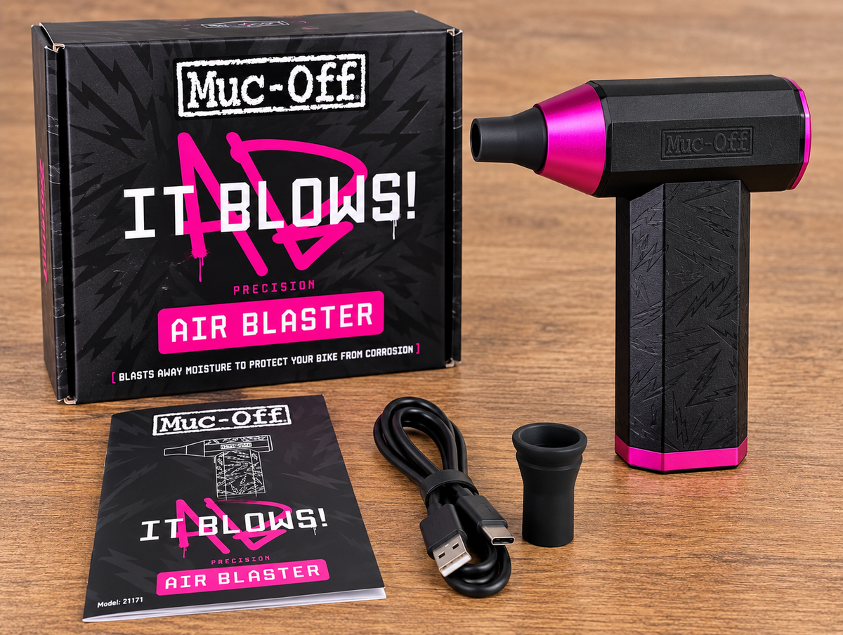 Muc-Off It Blows! Precision Air Blaster – Rechargeable Bike Dryer