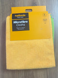 Halfords Microfibre Cloths 5 Pack – 40x34cm – Brand New